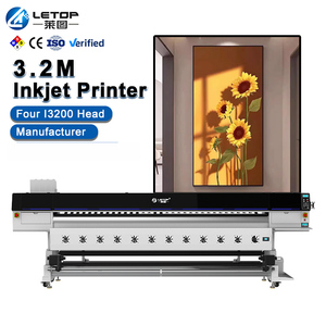 LETOP 高速打印绘图仪 3.2M 多色自动喷墨打印机 I3200 XP600 DX5 大幅面 3.2 环保溶剂型打印机 - Product Image 1