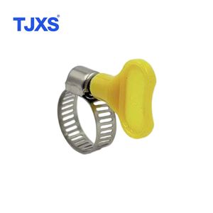 Klem Selang Plastik Gagang Plastik Tipe Kunci Amerika, Klem Plastik Gagang Adjustable, Klem Lepas Cepat - Product Image 3