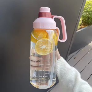Fitness Sports Water Bottle <b>Plastic</b> Large Capacity High Quality Water Bottle Outdoor Climbing <b>Drink</b> Bottle Kettle - Product Image 3