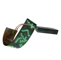Écran LED flexible BL1248, contrôle sans fil par application, panneau LED à lumière douce intégré, affichage LED pour chaussures, vêtements, chapeaux, publicité, affichage LED