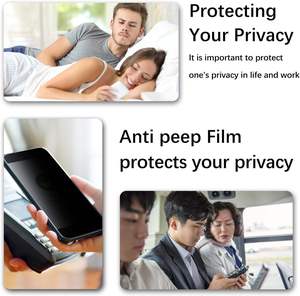 ฟิล์มกันรอยแบบเต็มจอ ป้องกันการมองเห็น สำหรับ iPhone 16 17 Pro Max รุ่นพรีเมียม แข็งแรงขึ้น 3 เท่า  2.5D 9H  กระจกนิรภัยป้องกันการสอดแนม - Product Image 5