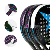 Bande de protection pour raquette de padel en TPU, anti-rayures, protection des bords, 4x40cm, légère, 5g, personnalisable, OEM, protecteur de raquette de tennis