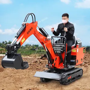 Hengwang Hot Sale Series chinese cheap 1 ton micro small mini excavator micro digger small bagger for sale