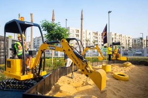 Produits de divertissement de sport d'équipement de parc d'attractions d'excavatrice électrique des enfants populaires faits de fibre de verre en vente - Product Image 6