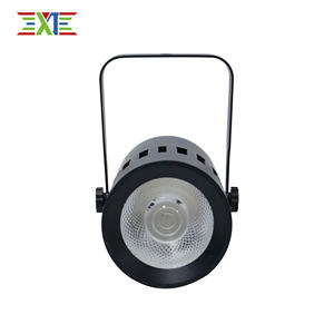 Foco de haz ajustable profesional de 50W RGBW COB Downlight para sala de escenario y sala de reuniones que emite luz LED blanca DMX512 - Product Image 6