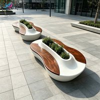 Chaise d'attente moderne et durable en fibre de verre, mobilier commercial écologique pour hôtels, centres commerciaux, aéroports et usage extérieur