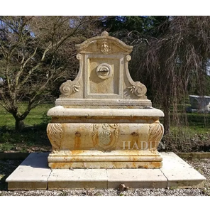 Suministro <span class=keywords><strong>de</strong></span> fábrica, fuentes <span class=keywords><strong>de</strong></span> <span class=keywords><strong>cascada</strong></span> <span class=keywords><strong>de</strong></span> pared <span class=keywords><strong>de</strong></span> piedra Natural para exteriores con <span class=keywords><strong>lavabo</strong></span> redondo a la venta - Product Image 5