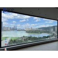 Ventana Fija Moderna de Aluminio PDP con Diseño de Persiana de Triple Vidrio, Insonorizada y con Aislamiento Térmico para Dormitorio, Uso Exterior
