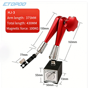 Supporto Magnetico Universale per Calibrazione, Base di Calibrazione di Alta Qualità, Supporto per Quadrante a Leva Percentuale, Base Robusta con Interruttore - Product Image 4