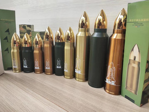 Hot Selling Eco Friendly Product Double Wall Custom logo Bullet Shaped Stainless Steel Vacuum <b>Thermos</b> Water <b>Bottle</b> - Product Image 3
