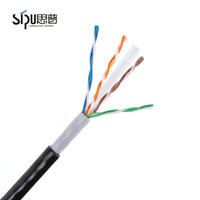 Câble réseau SIPU Cat6 305m 1000ft, paire torsadée UTP FTP SFTP, câble LAN, gaine en PVC