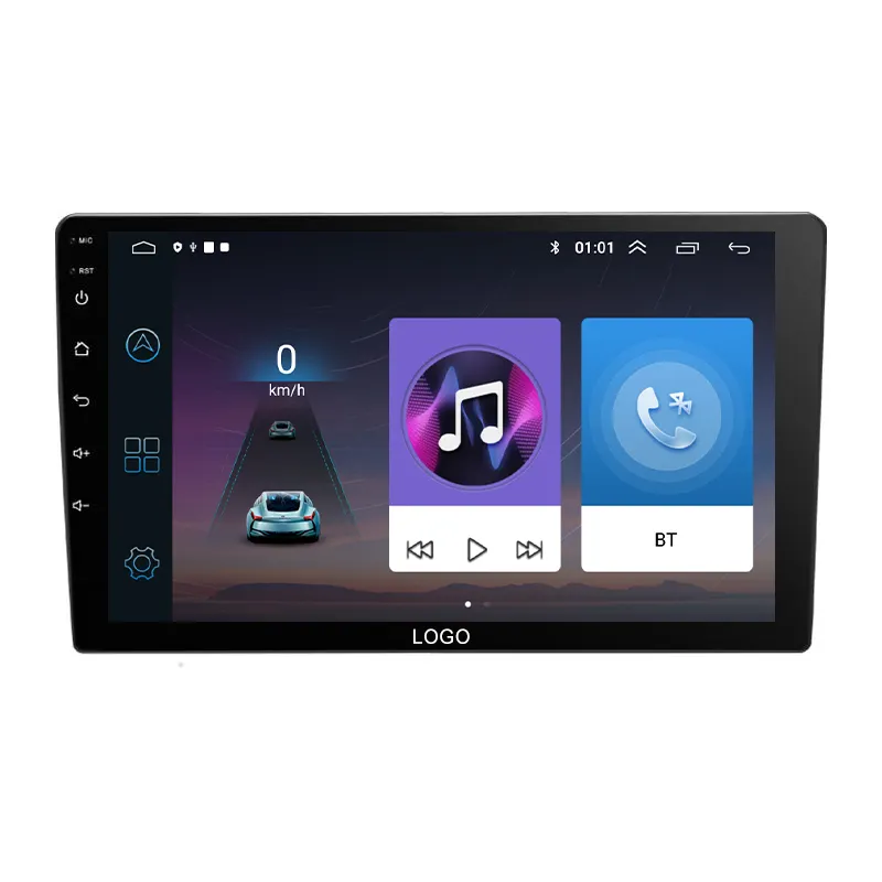 7/9/10 pouces Double Din Android autoradio AHD720P IPS écran tactile pas cher prix Android 12 2 + 32G GPS Navigation lecteur DVD stéréo