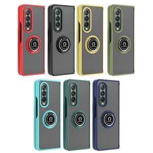 70% Qiying สำหรับ Samsung Z เคสมือถือแบบพับได้เคสใสโปร่งแสงกันตกที่ยึดแหวนรถยนต์อุปกรณ์ป้องกันกล้อง - Product Image 1