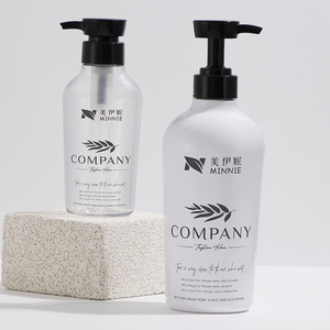 Botella transparente con bomba de 500 ml de Minnie Company para champú, gel de ducha, loción corporal, dispensador con bomba de emulsión para el cuidado personal. - Product Image 1