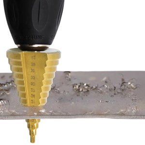Foret étagé multifonction 4-42 mm à cannelures droites, outil d'agrandissement de trous, revêtement titane, direct usine - Product Image 5