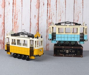 Mô Hình Xe Buýt Đường Sắt Xe Điện Mô Hình Xe Buýt Điện Mô Hình Mini Vui Vẻ Cổ Điển Bằng Sắt Giá Rẻ Trung Quốc Thiết Kế Xe Cho Trẻ Em Mua Xe Buýt Thành Phố Trường Học - Product Image 6