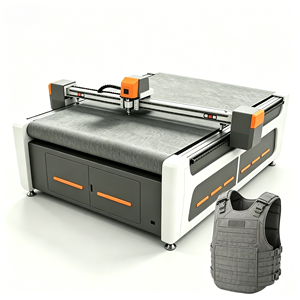 Automatic Flatbed <b>Fabric</b> <b>Cutting</b> <b>Machine</b> with Precision Energy Saving and Long Life for Ballistic Soft Armor Panels REMEYA - Product Image 1