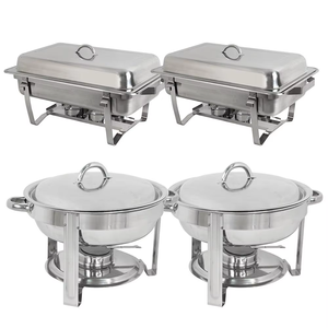 <b>Electric</b> Stainless Steel <b>Food</b> <b>Warmer</b> Catering Chafing Dishes - Product Image 1