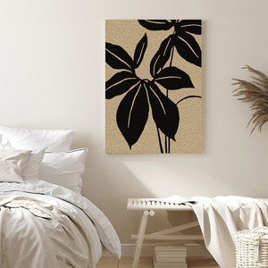 Wabi Sabi Textured <b>Abstract</b> <b>Canvas</b> Art Print Rectangle Beige Frameless Modern Living Room Decor Painting - Product Image 3