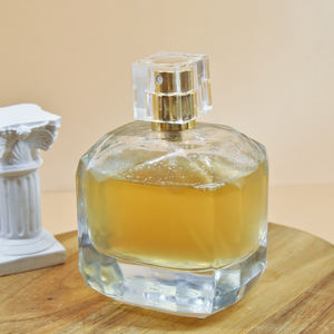 cd-217 100毫升新定制标志甜味清新剂方形玻璃香水瓶