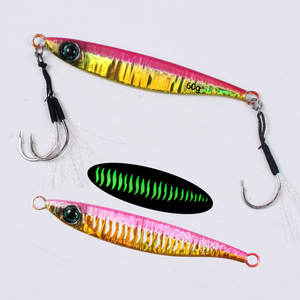NEW Metal Jigging Fishing Lure 40g 60g 80g Sardine Jig Fishing <span class=keywords><strong>Bati</strong></span> Artificial Bait Fishing Tackle - Product Image 1