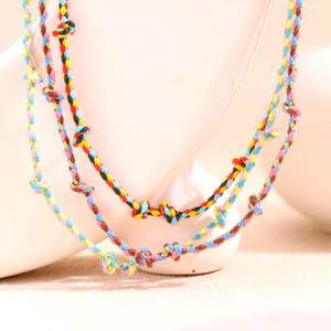 复古豹纹不锈钢防水18k镀金贝壳向日葵吊坠魅力项链女性时尚项链饰品 - Product Image 6