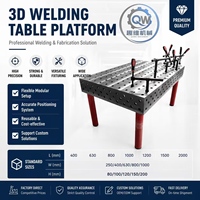 Plateforme de soudage 3D nitrurée à haute dureté anti-éclaboussures pour la soudure de structures en acier de châssis automobile
