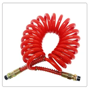 Pneumatic PU Spiral Coil Air Brake Hose for Tractors and trucks