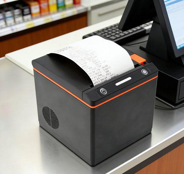 High Speed 80mm Desk LAN USB Serial Interface Thermal Receipt Printer for POS Machine ChiXian in Stock