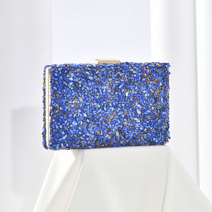 Pochette diamantée colorée extravagante Dîner de fête senior à la mode Pochette rivale envoyée - Product Image 3