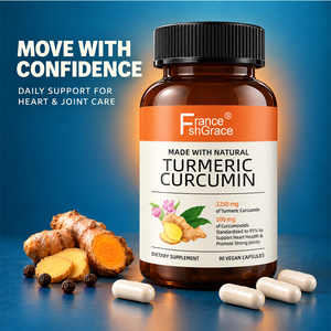 Complément Herbal Shecome Curcuma Curcumine pour le Soutien Quotidien de la Santé des Articulations et Immunitaire des Adultes – Capsules de Curcuma Curcumine - Product Image 3