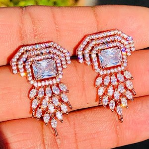 Pendientes colgantes de Plata de Ley 925, joyería de alta calidad, cristal australiano auténtico, obra maestra hecha a mano - Product Image 4