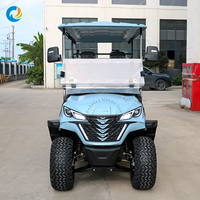 Voiturette de golf électrique Robetaa de haute qualité à 4 places, avec batterie au lithium, personnalisable, véhicule de tourisme électrique