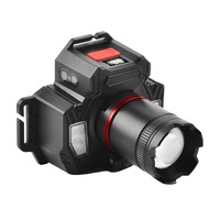 Linterna Frontal de Inducción XHP50, Recargable por USB, LED, para Camping, Ajustable, con Sensor de Movimiento, Clasificación IP65, de Aluminio