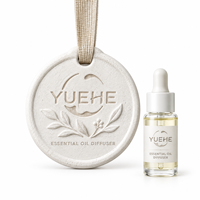 Diffuseur de parfum suspendu pour voiture, sachet aromatique en pierre de gypse, parfum pour armoire et placard, logo personnalisé, cadeau parfumé, OEM ODM, vente en gros