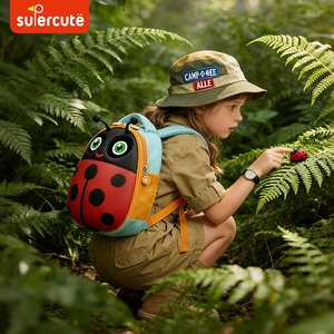 <span class=keywords><strong>Mochila</strong></span> Infantil LED de Moda con Diseño de Mariquita Personalizada, Cierre de Cremallera, Material EVA, Regalo de Regreso a Clases para Niños - Product Image 4