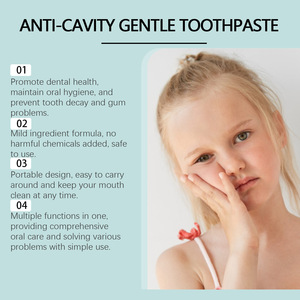 Pasta Dental Herbal para Niños de 100g, Limpieza Suave, Anti-caries, Blanqueadora, Uso Doméstico, Cuidado Personal - Product Image 5