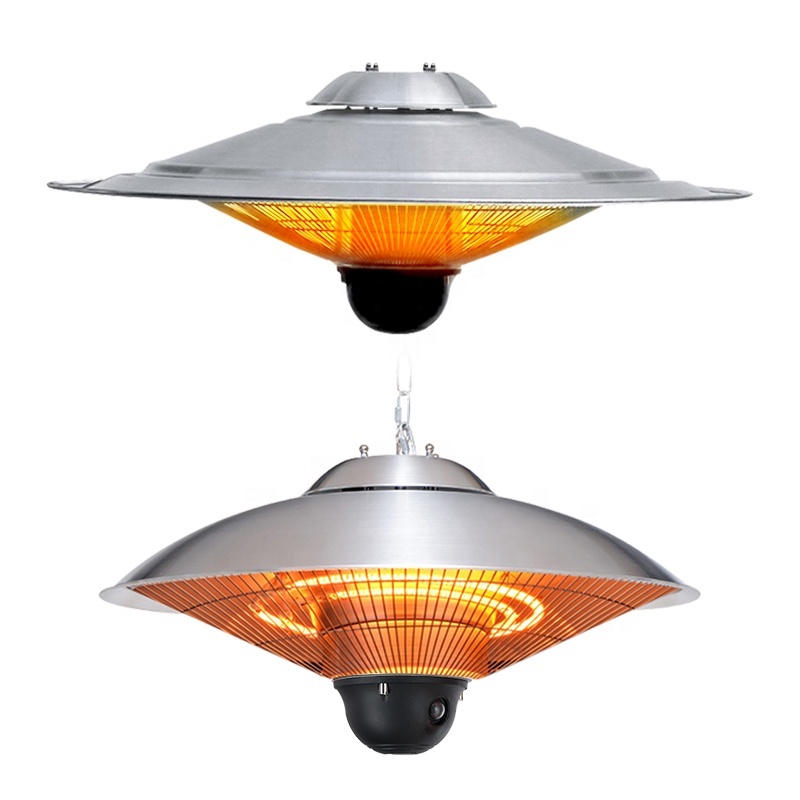 1500W Outdoor Electric Infrared Heater Carbon Fiber UK Plug 220V Overheat Protection Remote Control Ceiling Energy Efficient