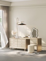 Bureau d'ordinateur extensible pour la maison avec coiffeuse et commode de chambre pour le bureau et la salle de dressing