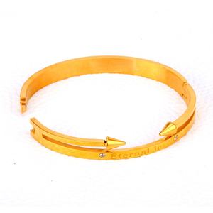 Gold Plated Stainless Steel Wedding Jewelry <b>Charms</b> Bangles Indian <b>Bracelet</b> for Women - Product Image 5