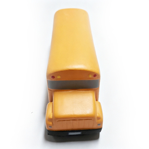 Jouet anti-stress en mousse PU personnalisé avec logo, en forme de bus scolaire, pour enfants et adultes, idéal comme cadeau promotionnel - Product Image 3