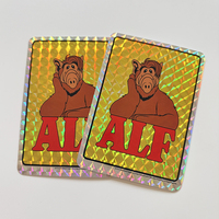 Autocollants holographiques personnalisés en vinyle, étiquettes imperméables découpées, autocollants avec logo, conception privée, impression personnalisée, autocollants sur mesure