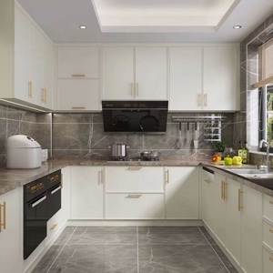 2026 American-Style Kitchen <b>Cabinets</b>: High-End Solid Wood Lacquered Modular Custom Kitchen <b>Cabinets</b> - Product Image 5