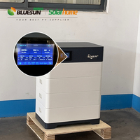 Kit Complet de Système Solaire Domestique 10kW 12kW 15kW 20kW Batterie Solaire Hybride Système Énergétique 10kWh 20kWh 30kWh 40kWh Batteries au Lithium