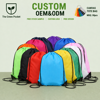 Sac à dos à cordon personnalisé léger multicolore avec coins renforcés par œillets pour le sport et le quotidien – Vente en gros