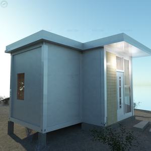 Cabaña de Madera con Estructura de Contenedor, Chalet de Montaña, Cabaña Pequeña de 1 Dormitorio - Product Image 3