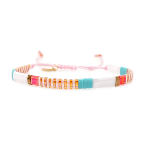 Lancui Nouveau Bohème Tissé Bracelet De Mode Coloré <span class=keywords><strong>Tila</strong></span> <span class=keywords><strong>Perle</strong></span> Bracelet - Product Image 4