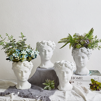 Pot de fleurs en céramique marbrée de haute qualité, durable, grand format, émaillé, pour intérieur et extérieur, design mignon, pour la maison, la pépinière, l'hôtel, le commerce