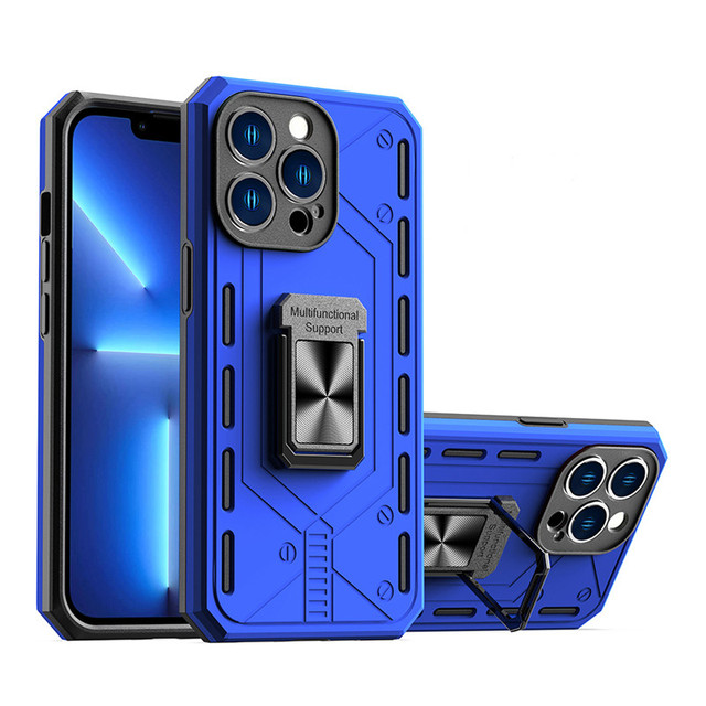 Shockproof Kickstand Phone Case for Lnfinix HOT 11S NFC 10S 11 PLAY 10 LITE 11 PRO 11S Case Ring Car Holder Sliding Cover