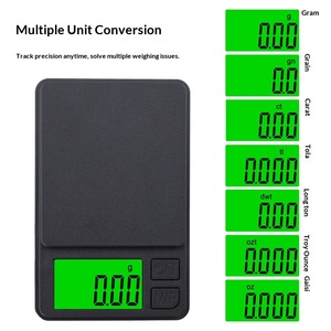 เครื่องชั่งพกพาแบบดิจิตอล 1000 กรัม x 0.1 กรัม - ชั่งน้ำหนักอาหาร เครื่องประดับ ออนซ์/เมล็ดธัญพืช พร้อมจอ LCD มีไฟส่องหลัง - เครื่องชั่งขนาดเล็กสำหรับการเดินทาง - Product Image 2